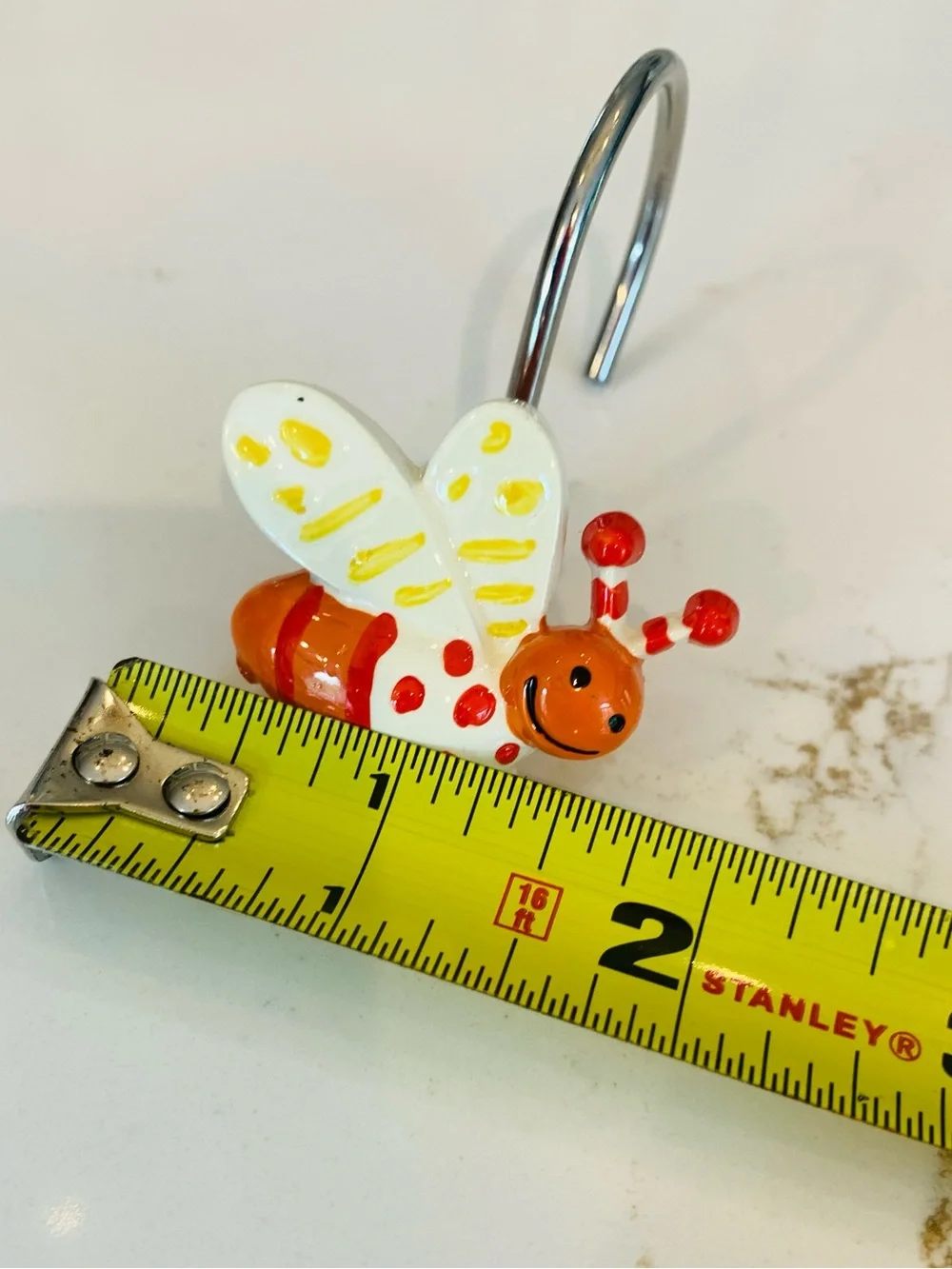 Creative Bath Cute As A Bug Shower Curtain Hooks Set Of 12 Unused